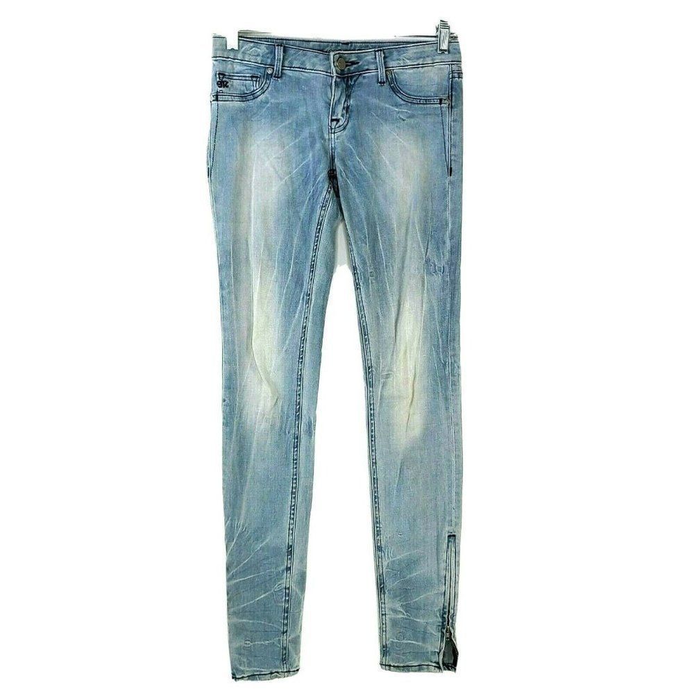 Miss Me Ashley Low Rise Jegging Jeans Light Wash Blue Denim Size 26